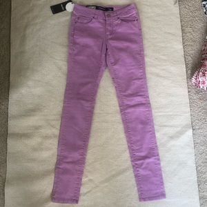 Purple skinny jeans